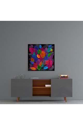 Tableau en verre trempé Colorful Leaves 