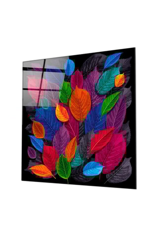 Tableau en verre trempé Colorful Leaves 