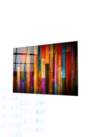 Tableau en verre trempé Painted Wood 