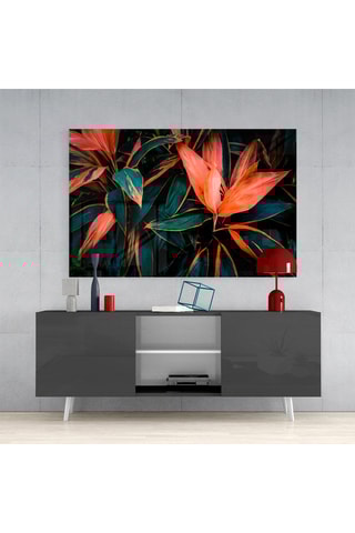 Tableau en verre trempé Flower 