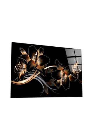 Tableau en verre trempé Flower 