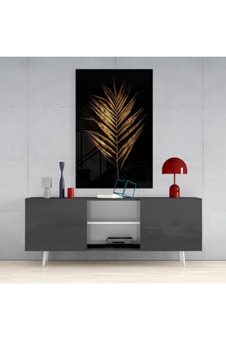 Tableau en verre trempé Feather 