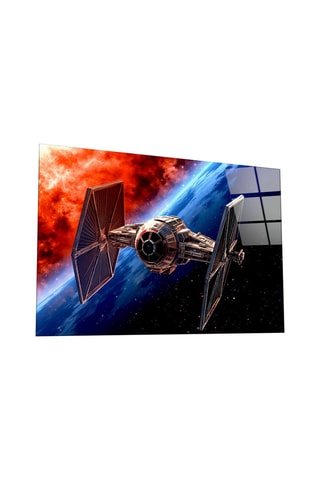 Tableau en verre trempé Satellite