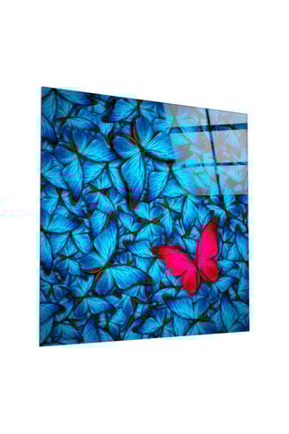 Tableau en verre trempé Papillons