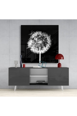 Tableau en verre trempé Pissenlit