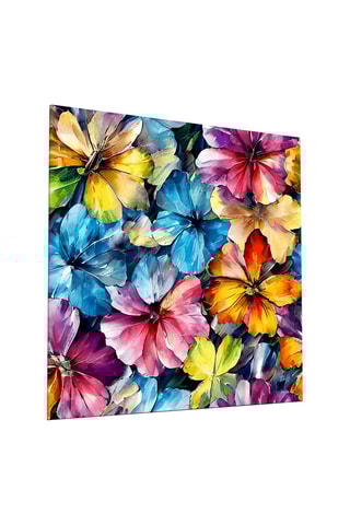 Tableau en verre trempé Flowers Glass