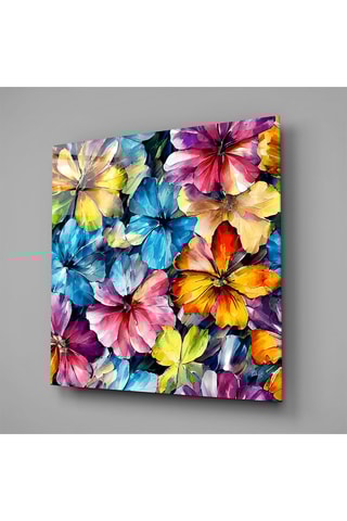 Tableau en verre trempé Flowers Glass