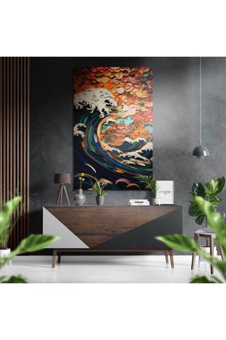Tableau Waves and Flowers 