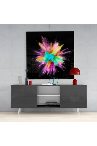 Tableau en verre trempé Color Explosion 