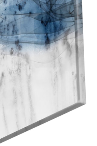 Tableau en verre trempé Blue Fog 