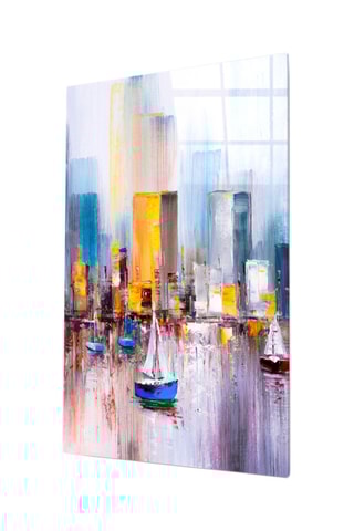 Tableau en verre trempé Abstract 