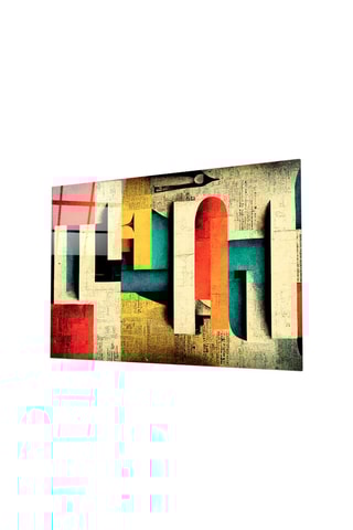 Tableau en verre trempé Language 