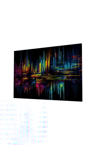 Tableau en verre trempé Dance of Colors 