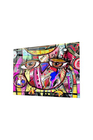 Tableau en verre trempé Abstract Owl 