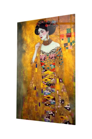 Tableau en verre trempé Klimt Style