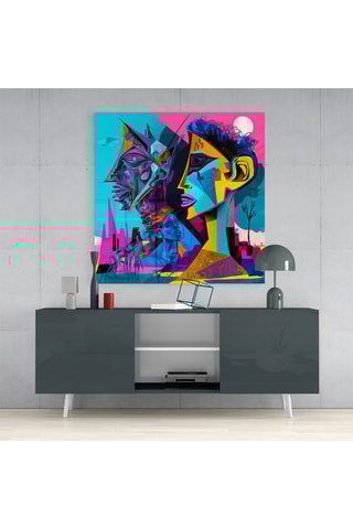 Tableau en verre trempé Esprit Picasso