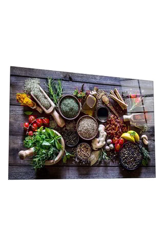 Tableau en verre trempé Epices