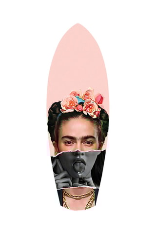 Décoration murale en verre trempé Contemporary Frida - Rose