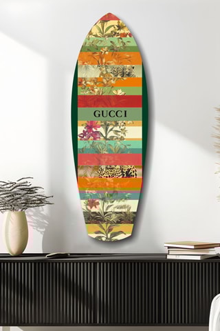 Décoration murale en verre trempé Fashion Mood - Vert foncé