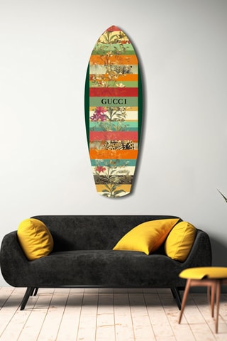 Décoration murale en verre trempé Fashion Mood - Vert foncé