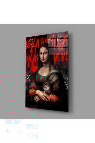 Tableau Mona Lisa, The Cat Lover