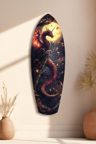 Tableau Moonlit Dragon Flight of the Night