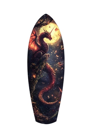 Tableau Moonlit Dragon Flight of the Night