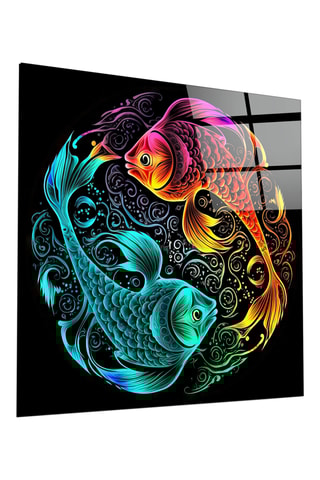 Tableau en verre trempé Ying & Yang
