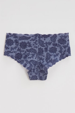 3 shorties Clean Cut - Azul-cinza