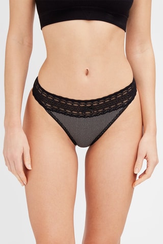 3 strings Les quotidiens - Preto e branco