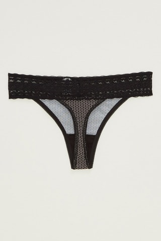 3 strings Les quotidiens - Preto e branco