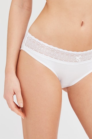 3 cuecas Les Cotons Bio - Preto e branco