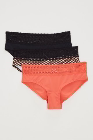 3 shorties Les quotidiens - Preto