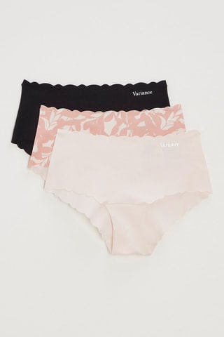 3 shorties Les quotidiens - Preto e branco