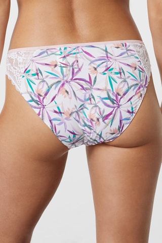 Cueca Eden - Branco e bege