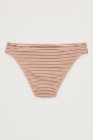 Cueca às riscas Horizon - Praliné