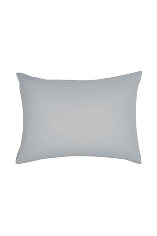 Taie d'oreiller en coton 57 fils Essential
 Gris