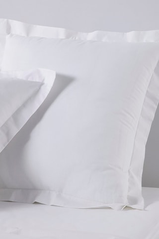 Taie d'oreiller en coton 57 fils/cm² Essential - Blanc