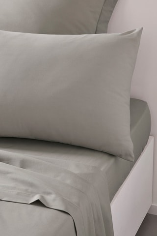 Taie d'oreiller en coton 57 fils/cm² Essential - Beige