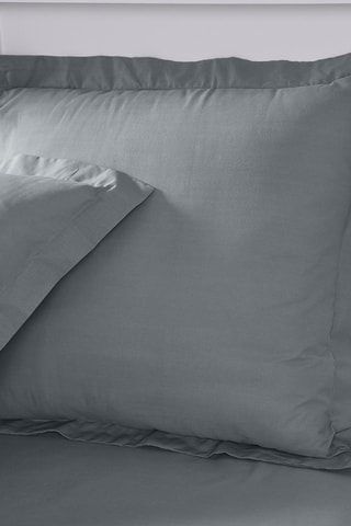 Taie d'oreiller en coton Today Essential - 57 fils/cm² - Gris