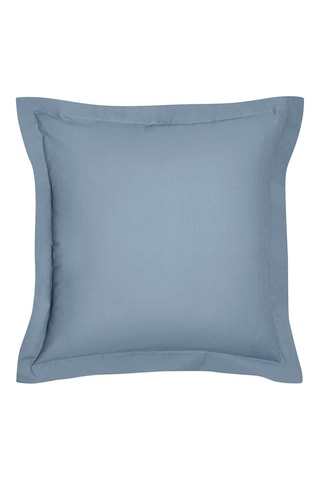 Taie d'oreiller en coton Today Essential - 57 fils/cm² - Bleu