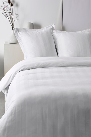 Taie d'oreiller en coton 98 fils/cm² Simplicity Blanc