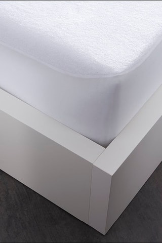 Protège-matelas imperméable Antiacariens - Blanc