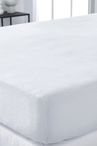 Protège-matelas imperméable 200 g/m² - Blanc