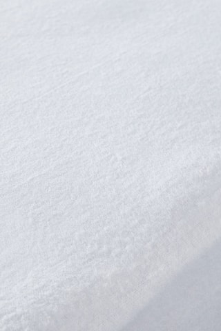Protège-matelas absorbant en coton 180 g/m² - Blanc