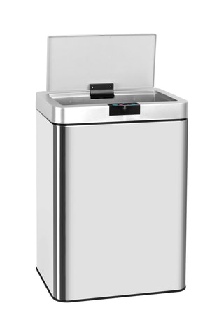 Caixote do lixo automático em aço inoxidável - 60 l