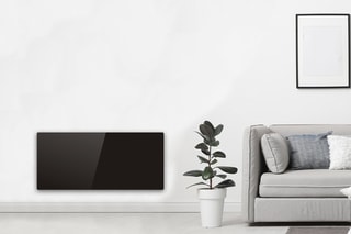 Radiateur électrique à inertie sèche en céramique et verre Glass