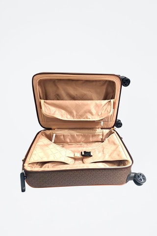 Trolley Groot Formaat 89 cm - Bruin en Oranje