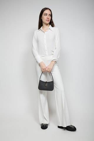Leren Trendy Handtas Lyra - Zwart