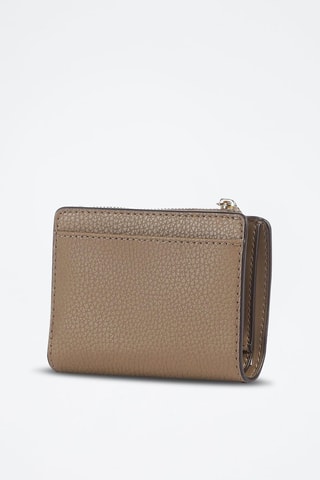 Leren Portefeuille Empire Medium Snap Coin Billfold - Taupe 